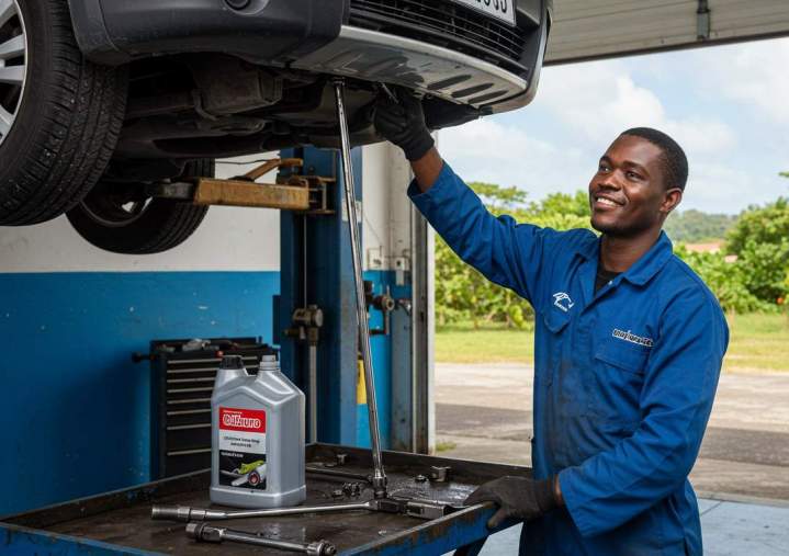 Service de vidange auto en Guadeloupe